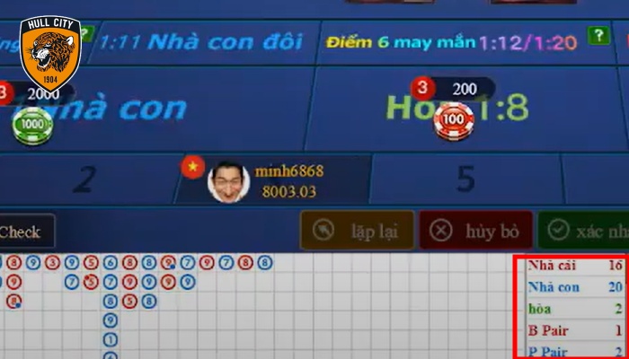 công thức tính cầu baccarat