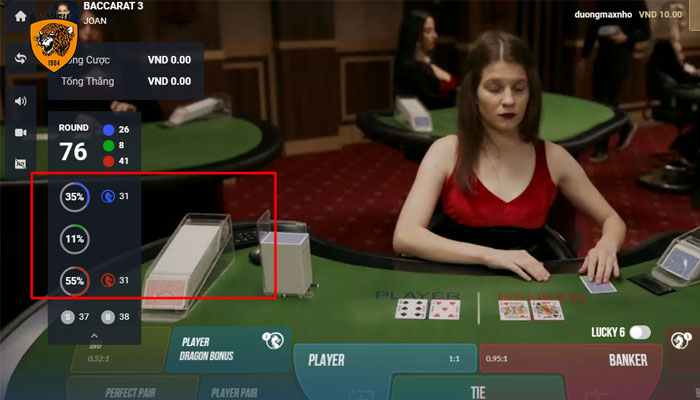 quy luật chơi baccarat