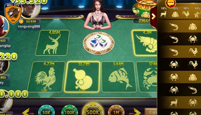 thuật toán game bầu cua
